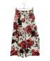 DOLCE & GABBANA（ドルチェ＆ガッバーナ）の古着「花柄ワイドパンツ」｜ホワイト