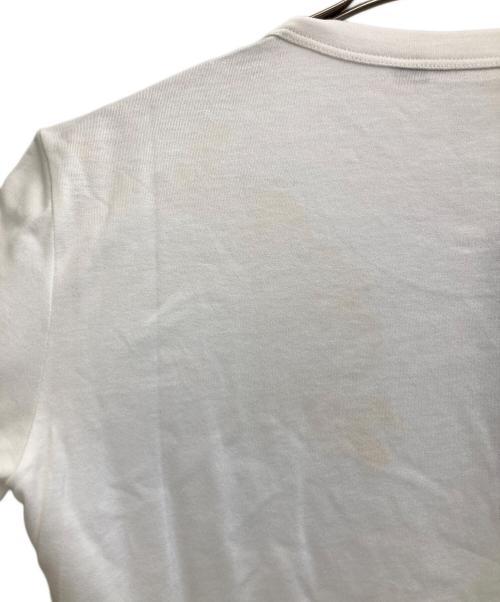 DOLCE & GABBANA（ドルチェ＆ガッバーナ）DOLCE & GABBANA (ドルチェ＆ガッバーナ) フローラル刺繍Tシャツ ホワイト サイズ:36の古着・服飾アイテム