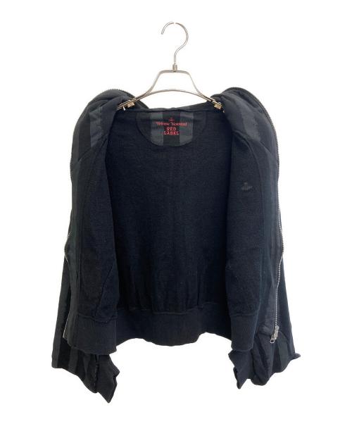 Vivienne Westwood RED LABEL（ヴィヴィアンウエストウッドレッドレーベル）Vivienne Westwood RED LABEL (ヴィヴィアンウエストウッドレッドレーベル) ジップパーカー ブラック サイズ:2の古着・服飾アイテム