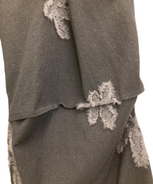 Y's（ワイズ）Y's (ワイズ) フラワーニードルウールパンツ ブラック サイズ:2の古着・服飾アイテム