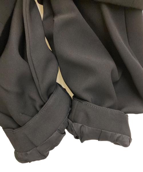 ENFOLD（エンフォルド）ENFOLD (エンフォルド) PEツイル フレア シャツドレス ブラック サイズ:36の古着・服飾アイテム