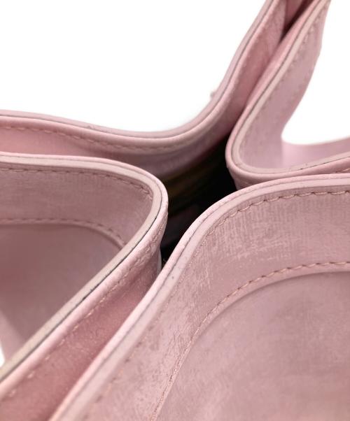 decollte accessory（デコルテ アクセサリー）DECOLLTE ACCESSORY (デコルテ アクセサリー) ハンドバッグ/2WAYバッグ ピンクの古着・服飾アイテム