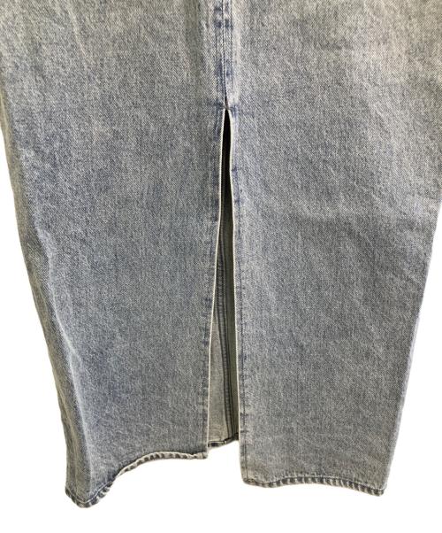 CLANE（クラネ）CLANE (クラネ) サークルカット レイヤード デニムスカート インディゴの古着・服飾アイテム