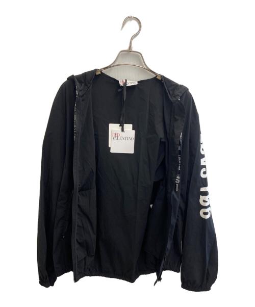 RED VALENTINO（レッドヴァレンティノ）RED VALENTINO (レッドヴァレンティノ) トランジショナルジャケット ブラック サイズ:40の古着・服飾アイテム