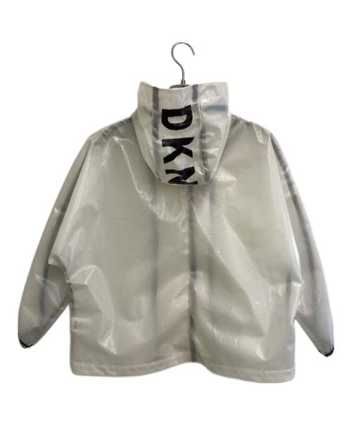 DKNY（ダナキャランニューヨーク）DKNY (ダナキャランニューヨーク) レインジャケット ホワイト サイズ:SIZE 10の古着・服飾アイテム
