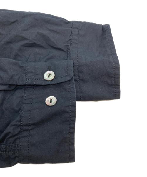 CAHLUMN（カウラム）CAHLUMN (カウラム) Magazine Pocket Broadcloth Open Collar Shirt ブラック サイズ:Ｌの古着・服飾アイテム