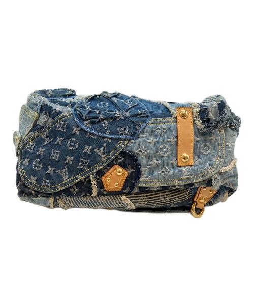 LOUIS VUITTON（ルイ ヴィトン）LOUIS VUITTON (ルイ ヴィトン) ボウリィ ハンドバッグ ブルー サイズ:-の古着・服飾アイテム