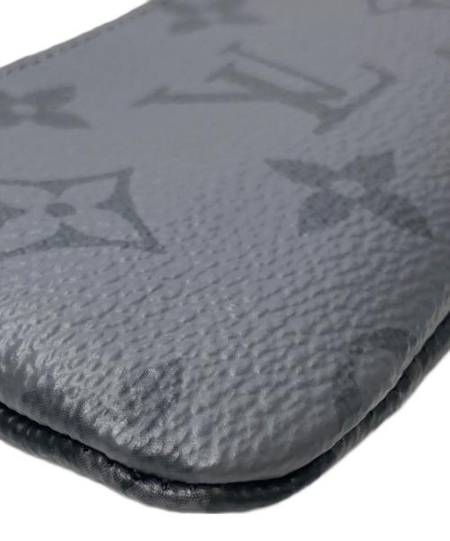 LOUIS VUITTON（ルイ ヴィトン）LOUIS VUITTON (ルイ ヴィトン) コインケース ブラック×グレーの古着・服飾アイテム