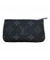LOUIS VUITTON (ルイ ヴィトン) コインケース ブラック×グレー：38000円
