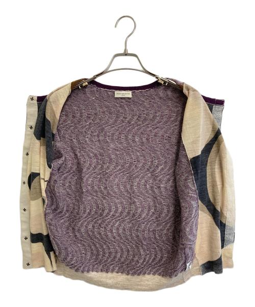DRIES VAN NOTEN（ドリスヴァンノッテン）DRIES VAN NOTEN (ドリスヴァンノッテン) 総柄カーディガン マルチカラー サイズ:Smallの古着・服飾アイテム