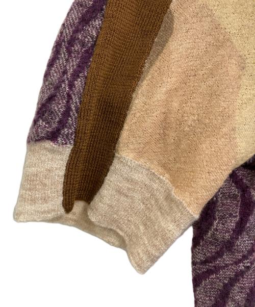 DRIES VAN NOTEN（ドリスヴァンノッテン）DRIES VAN NOTEN (ドリスヴァンノッテン) 総柄カーディガン マルチカラー サイズ:Smallの古着・服飾アイテム