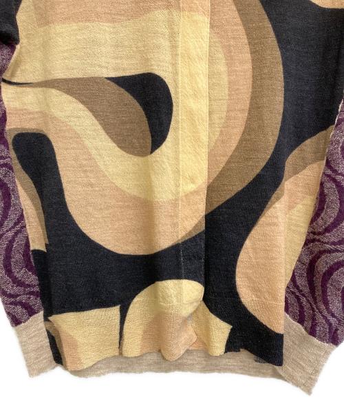 DRIES VAN NOTEN（ドリスヴァンノッテン）DRIES VAN NOTEN (ドリスヴァンノッテン) 総柄カーディガン マルチカラー サイズ:Smallの古着・服飾アイテム