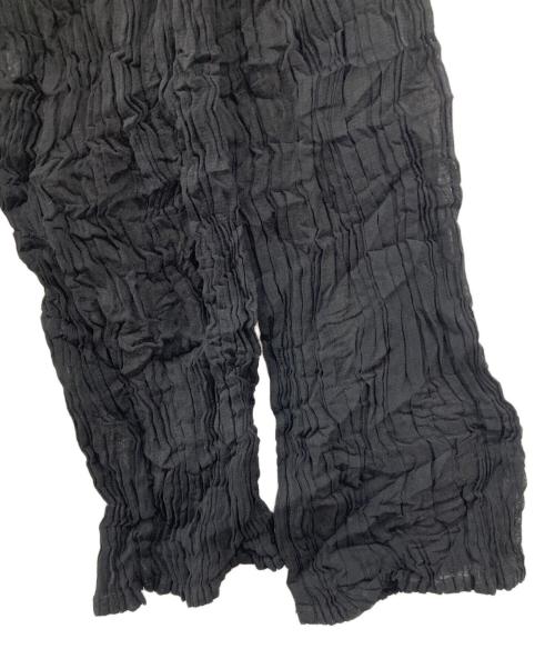 ISSEY MIYAKE（イッセイミヤケ）ISSEY MIYAKE (イッセイミヤケ) ハイネックカットソー ブラック サイズ:Mの古着・服飾アイテム