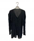 ISSEY MIYAKEイッセイミヤケ）の古着「カーディガン」｜ブラック