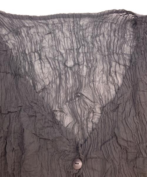 ISSEY MIYAKE（イッセイミヤケ）ISSEY MIYAKE (イッセイミヤケ) カーディガン ブラック サイズ:Mの古着・服飾アイテム