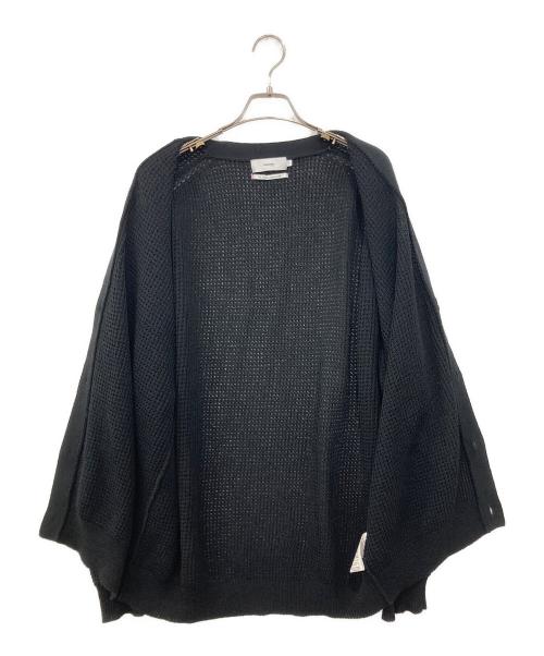 Graphpaper（グラフペーパー）Graphpaper (グラフペーパー) Linen SOLOTEX Knit Cardigan ブラック サイズ:１の古着・服飾アイテム