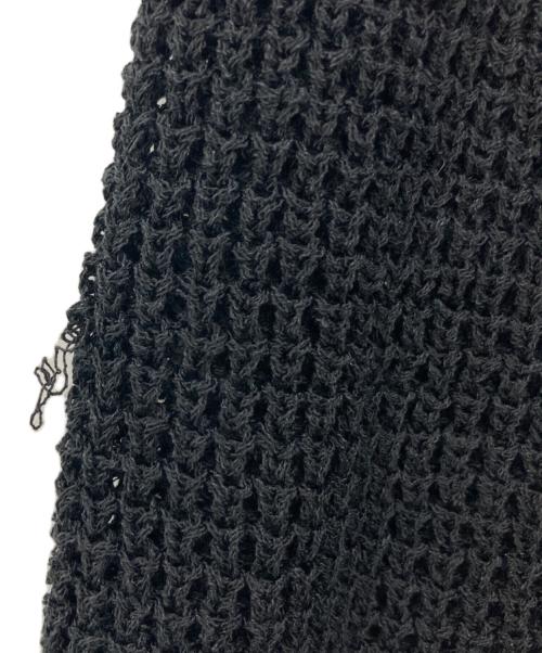 Graphpaper（グラフペーパー）Graphpaper (グラフペーパー) Linen SOLOTEX Knit Cardigan ブラック サイズ:１の古着・服飾アイテム