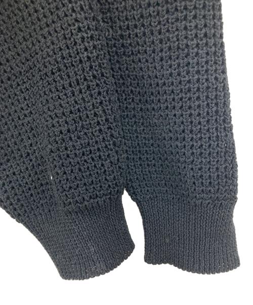 Graphpaper（グラフペーパー）Graphpaper (グラフペーパー) Linen SOLOTEX Knit Cardigan ブラック サイズ:１の古着・服飾アイテム