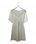 VALENTINO (ヴァレンティノ) クレープレースドレス ホワイト サイズ:SIZE Ｍ：7000円