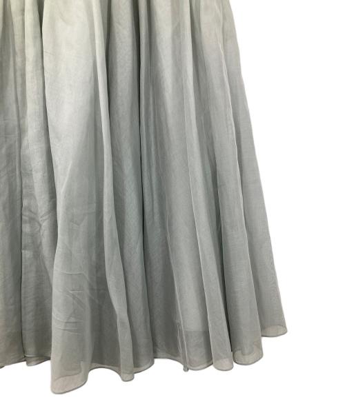 FOXEY（フォクシー）FOXEY (フォクシー) シアーサーキュラースカート グリーン サイズ:40の古着・服飾アイテム