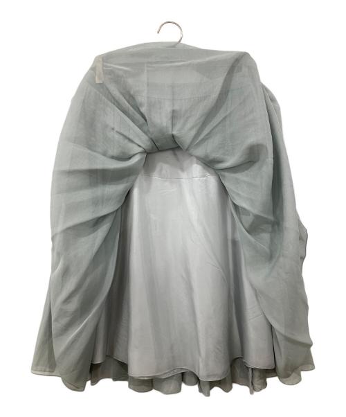FOXEY（フォクシー）FOXEY (フォクシー) シアーサーキュラースカート グリーン サイズ:40の古着・服飾アイテム