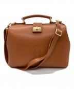 STARBUCKS COFFEEスターバックスコーヒー）の古着「ミニボストンバッグ/2WAYバッグ/ショルダーバッグ」｜ブラウン