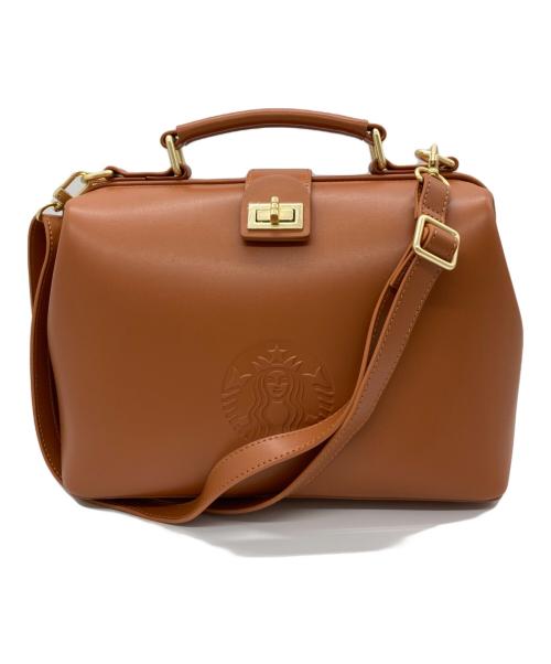 STARBUCKS COFFEE（スターバックスコーヒー）STARBUCKS COFFEE (スターバックスコーヒー) ミニボストンバッグ/2WAYバッグ/ショルダーバッグ ブラウンの古着・服飾アイテム