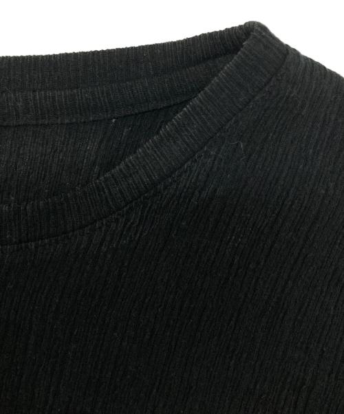 ISSEY MIYAKE MEN（イッセイミヤケメン）ISSEY MIYAKE MEN (イッセイミヤケメン) プリーツカットソー ブラック サイズ:1の古着・服飾アイテム