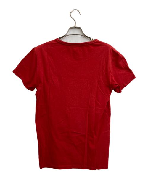 RRL（ダブルアールエル）RRL (ダブルアールエル) ロゴカットソー/Tシャツ/プリントTシャツ レッド サイズ:Sの古着・服飾アイテム