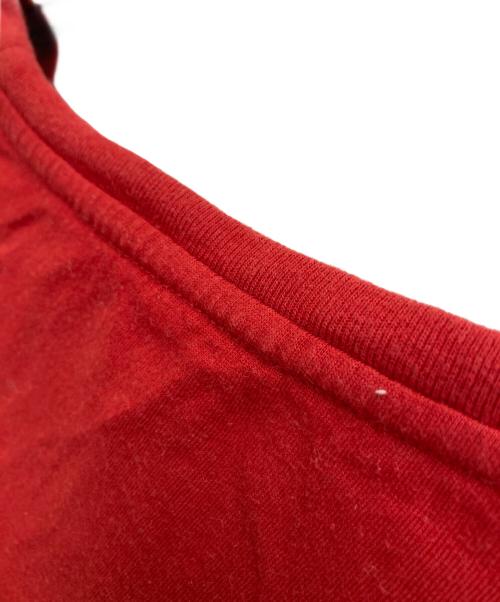 RRL（ダブルアールエル）RRL (ダブルアールエル) ロゴカットソー/Tシャツ/プリントTシャツ レッド サイズ:Sの古着・服飾アイテム