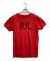 RRL（ダブルアールエル）の古着「ロゴカットソー/Tシャツ/プリントTシャツ」｜レッド