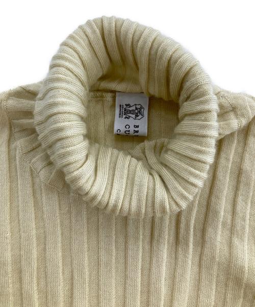 BRUNELLO CUCINELLI（ブルネロクチネリ）BRUNELLO CUCINELLI (ブルネロクチネリ) カシミヤタートルネックニット イエロー サイズ:Ｓの古着・服飾アイテム