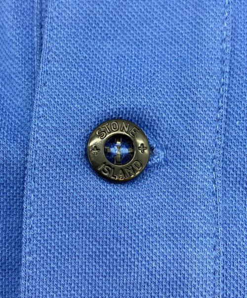 STONE ISLAND（ストーンアイランド）STONE ISLAND (ストーンアイランド) ポロシャツ ブルー サイズ:Mの古着・服飾アイテム