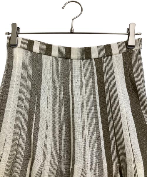 JIL SANDER（ジルサンダー）JIL SANDER (ジルサンダー) スカート カーキ×ベージュ サイズ:34の古着・服飾アイテム