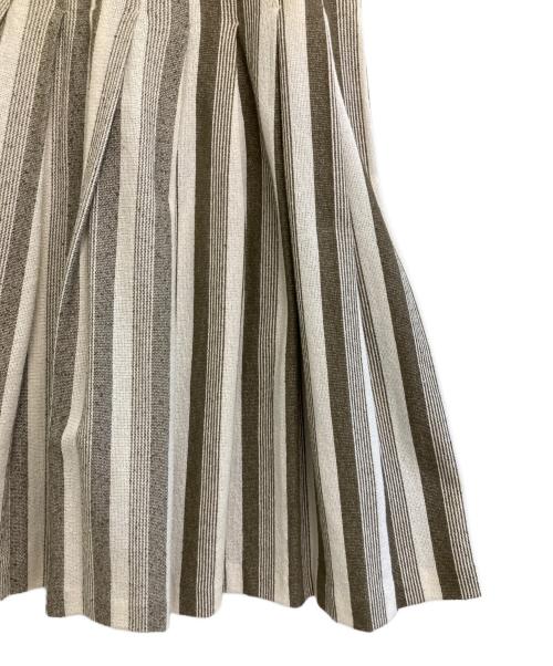 JIL SANDER（ジルサンダー）JIL SANDER (ジルサンダー) スカート カーキ×ベージュ サイズ:34の古着・服飾アイテム