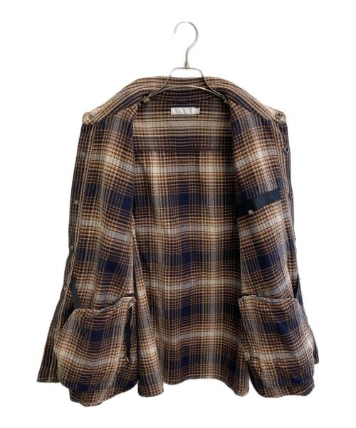 ROTOL（ロトル）ROTOL (ロトル) Big Flannel Shirts ブラウン サイズ:2の古着・服飾アイテム