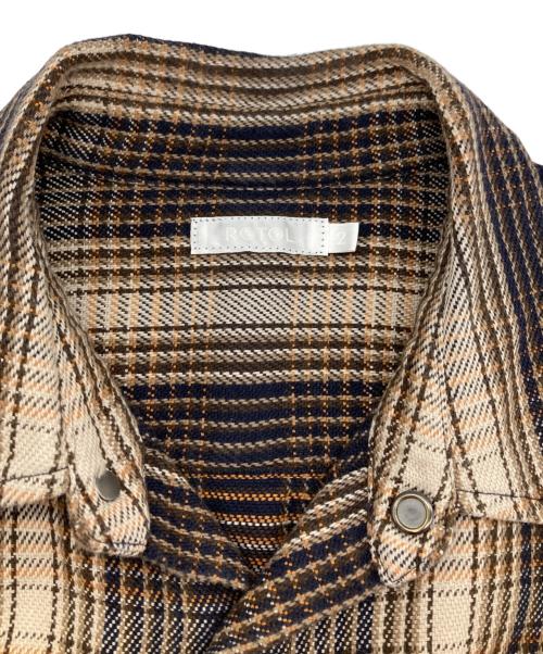 ROTOL（ロトル）ROTOL (ロトル) Big Flannel Shirts ブラウン サイズ:2の古着・服飾アイテム