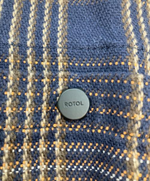 ROTOL（ロトル）ROTOL (ロトル) Big Flannel Shirts ブラウン サイズ:2の古着・服飾アイテム