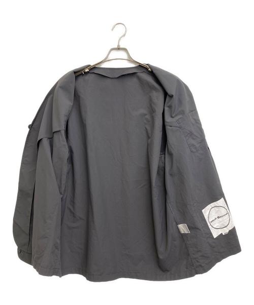 BURLAP OUTFITTER（バーラップアウトフィッター）BURLAP OUTFITTER (バーラップアウトフィッター) ノーカラージャケット グレー サイズ:Mの古着・服飾アイテム