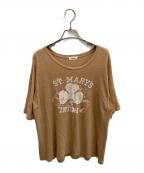 UNDERCOVERアンダーカバー）の古着「プリントTシャツ」｜ブラウン