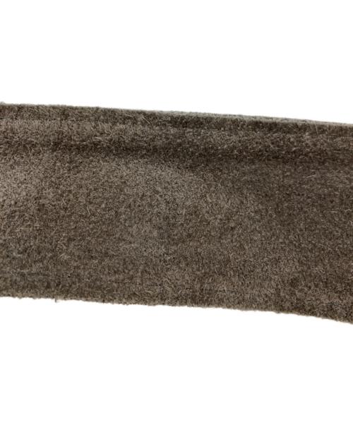 UNDERCOVER（アンダーカバー）UNDERCOVER (アンダーカバー) スウェードショルダーバッグ グレーの古着・服飾アイテム