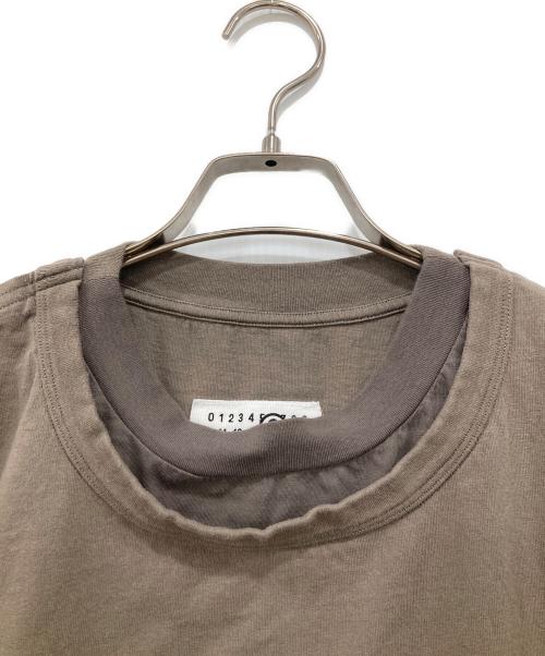 MM6 Maison Margiela（エムエムシックスメゾンマルジェラ）MM6 Maison Margiela (エムエムシックスメゾンマルジェラ) Tシャツ ブラウン サイズ:Lの古着・服飾アイテム