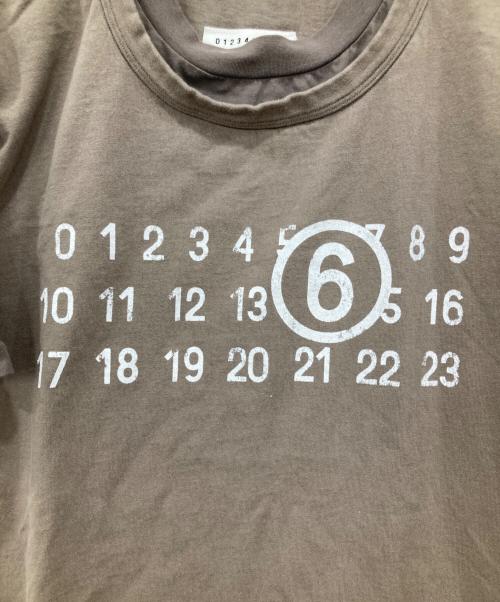 MM6 Maison Margiela（エムエムシックスメゾンマルジェラ）MM6 Maison Margiela (エムエムシックスメゾンマルジェラ) Tシャツ ブラウン サイズ:Lの古着・服飾アイテム