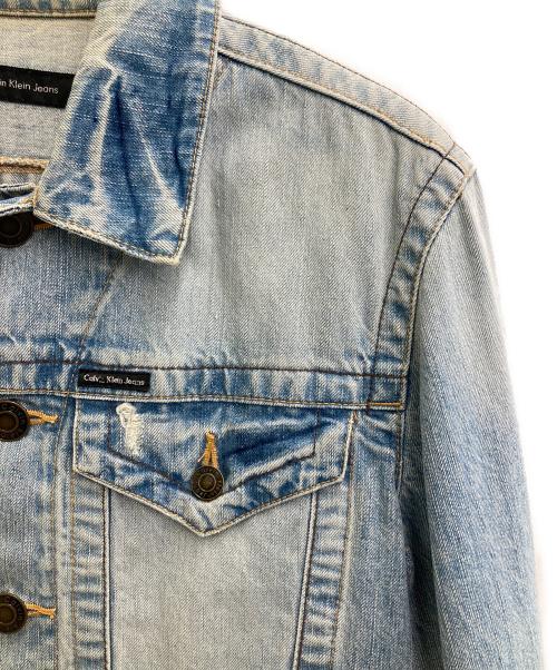 Calvin Klein Jeans（カルバンクラインジーンズ）Calvin Klein Jeans (カルバンクラインジーンズ) デニムジャケット インディゴ サイズ:Mの古着・服飾アイテム