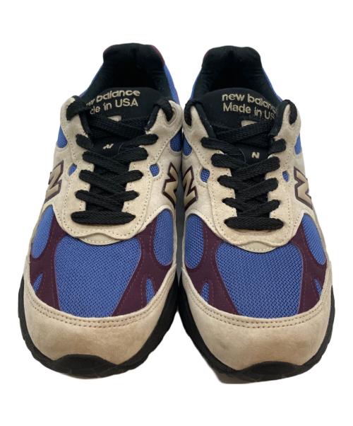 NEW BALANCE（ニューバランス）NEW BALANCE (ニューバランス) Aime Leon Dore (エメ レオン ドレ) 993 TAUPE ベージュ×パープル サイズ:28.5の古着・服飾アイテム