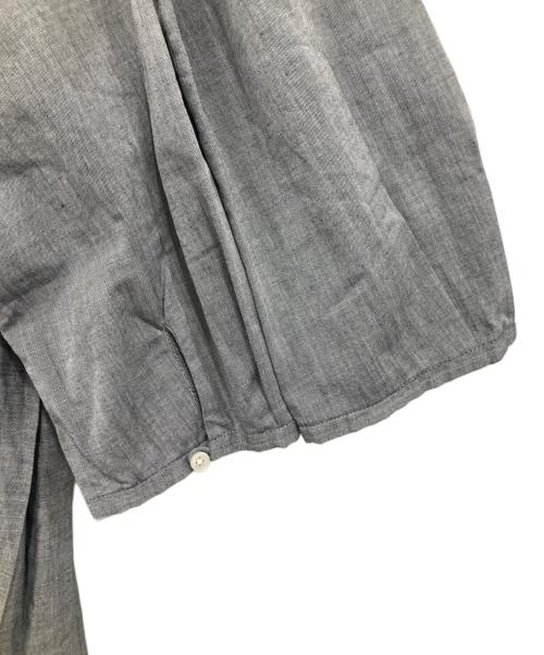 FRED PERRY（フレッドペリー）FRED PERRY (フレッドペリー) CAROLINA GLASER (カロリナ グレイサー) 襟付き クラシカルプリーツワンピース グレー サイズ:10の古着・服飾アイテム