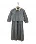 FRED PERRY（フレッドペリー）の古着「襟付き クラシカルプリーツワンピース」｜グレー