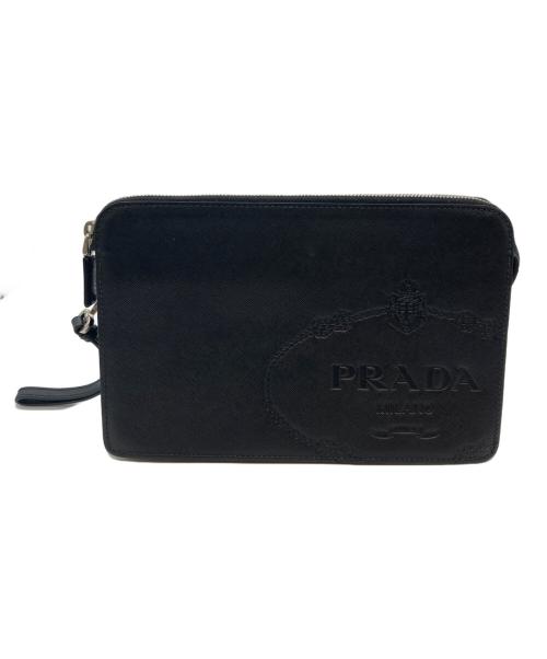 PRADA（プラダ）PRADA (プラダ) SAFFIANO TRAVEL ブラック サイズ:-の古着・服飾アイテム