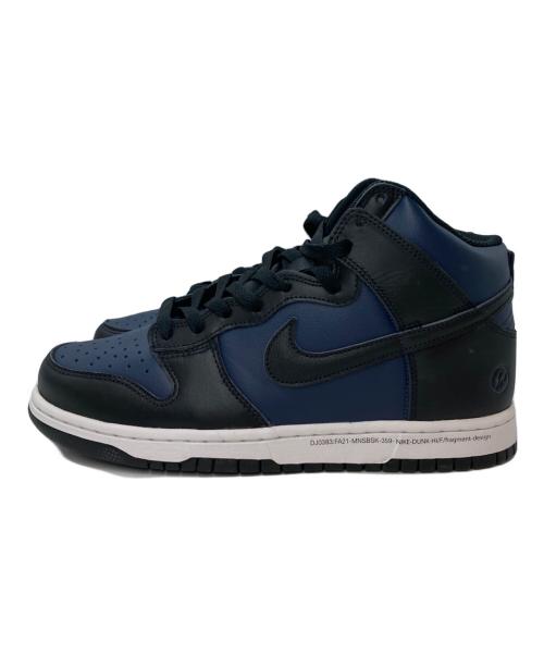 NIKE（ナイキ）NIKE (ナイキ) FRAGMENTS (フラグメント) ハイカットスニーカー ネイビー サイズ:26.5cmの古着・服飾アイテム
