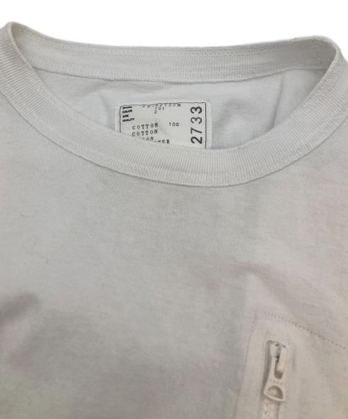 sacai（サカイ）sacai (サカイ) 22SS ファブリックコンボTシャツ ホワイト サイズ:2の古着・服飾アイテム